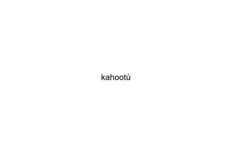 kahoot