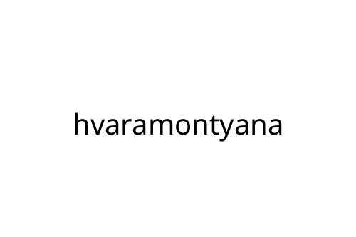 hvaramontyana