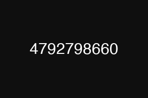 4792798660