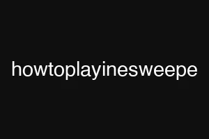 howtoplayinesweepe